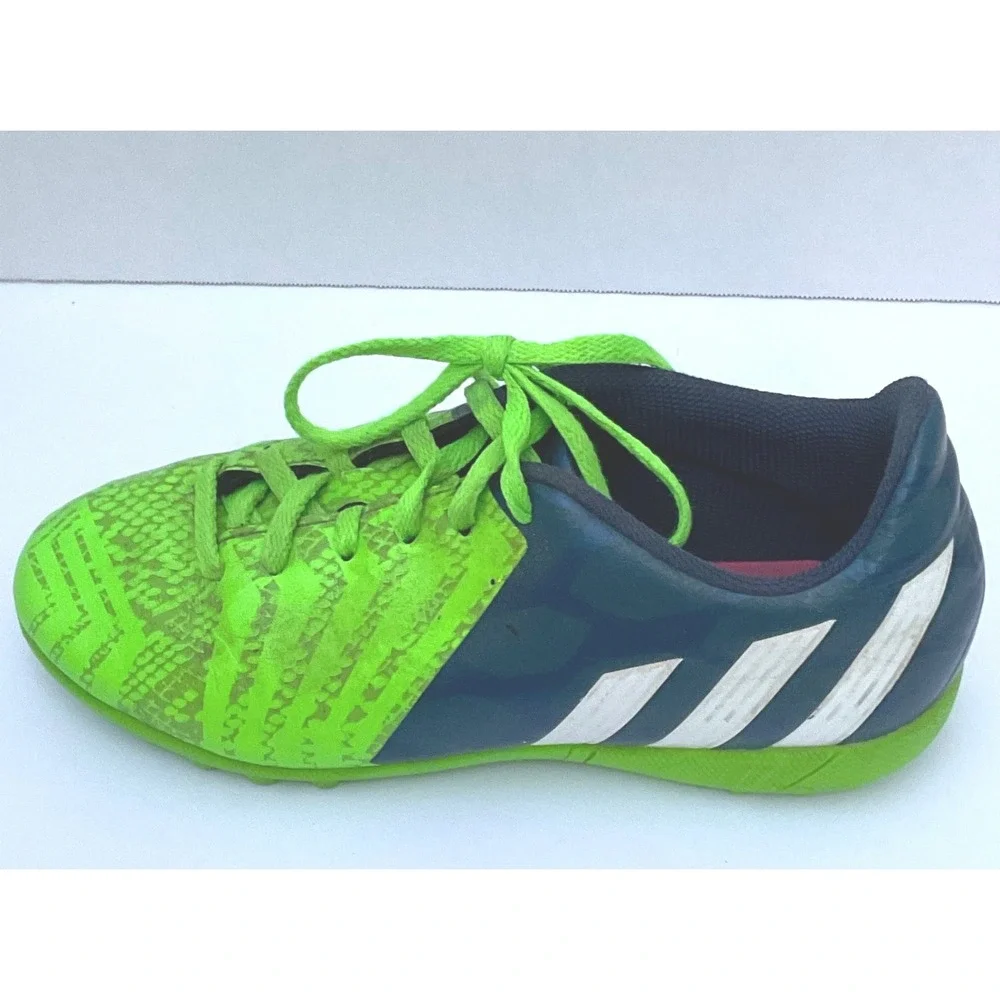 adidas M20172 boy's 4.5 Predito Instinct‎ TF soccer shoes kids Neon blue green